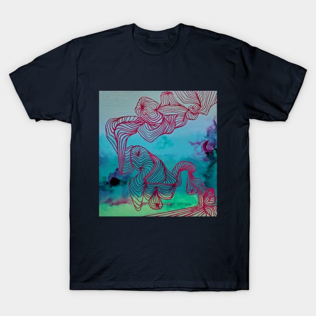 Melty Smoke T-Shirt by AlexMarialDraws